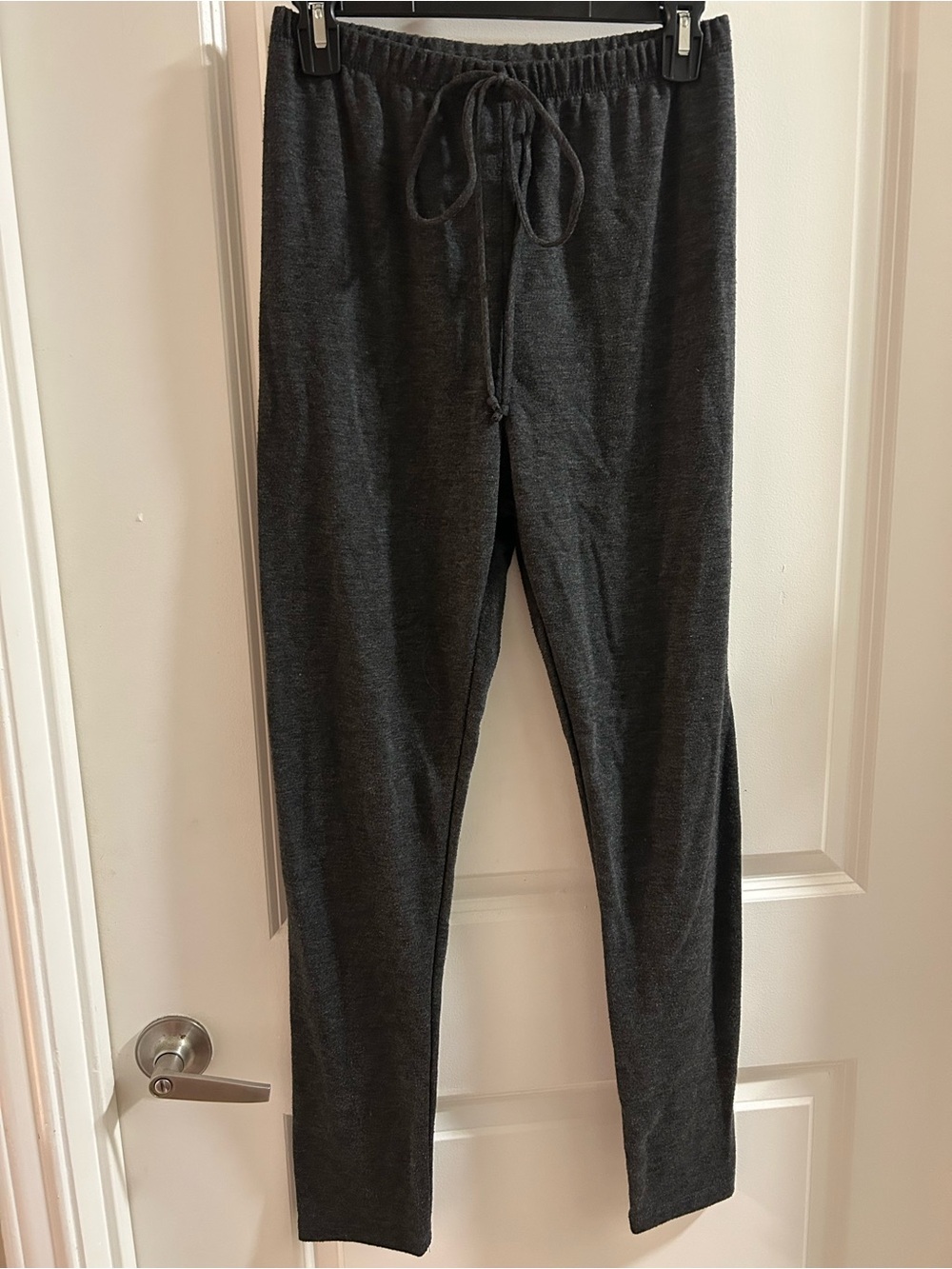 Dark Gray Drawstring Lounge Pants